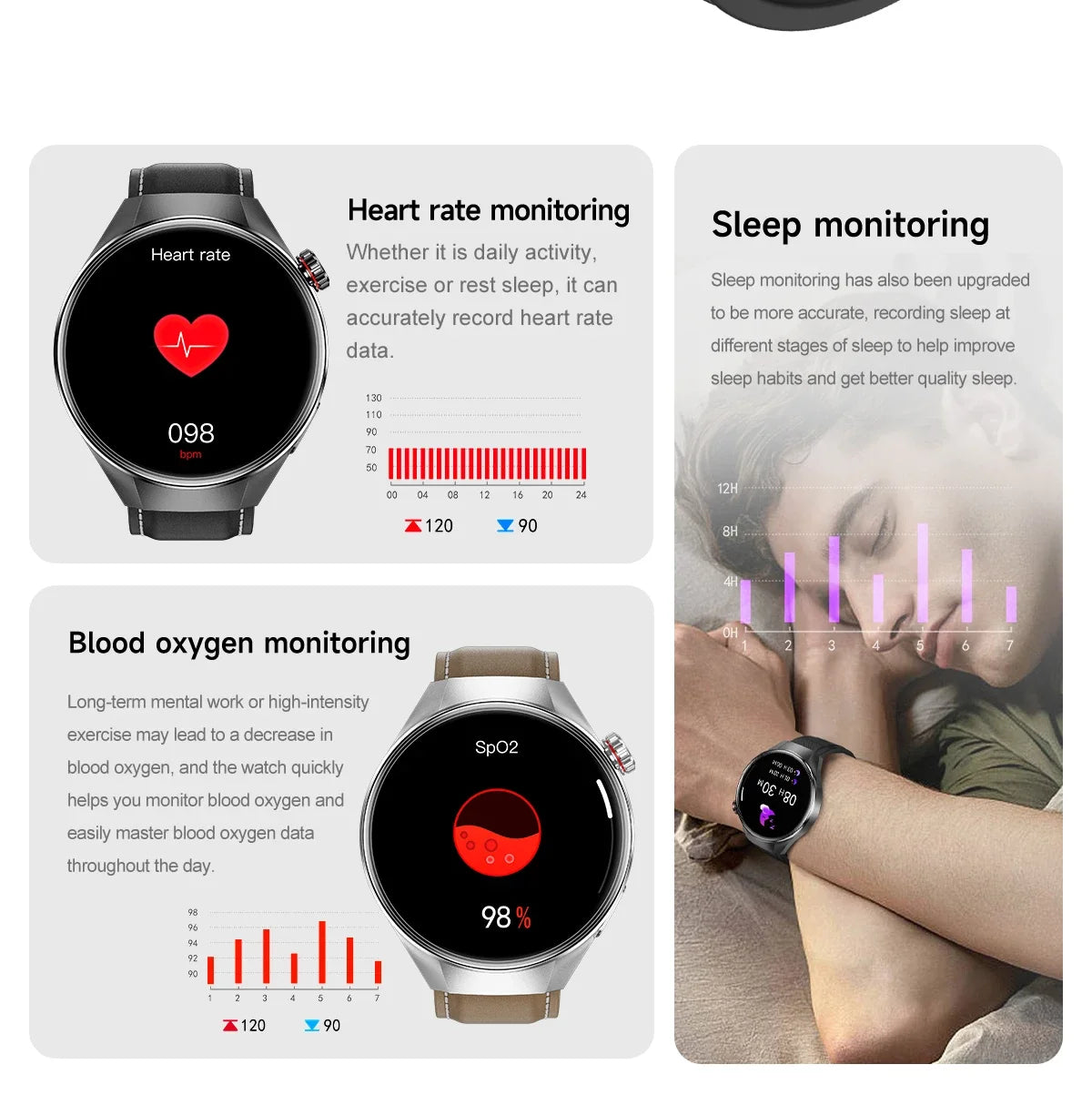 Reloj Inteligente G5 Plus con Pantalla AMOLED, GPS y Llamadas Bluetooth