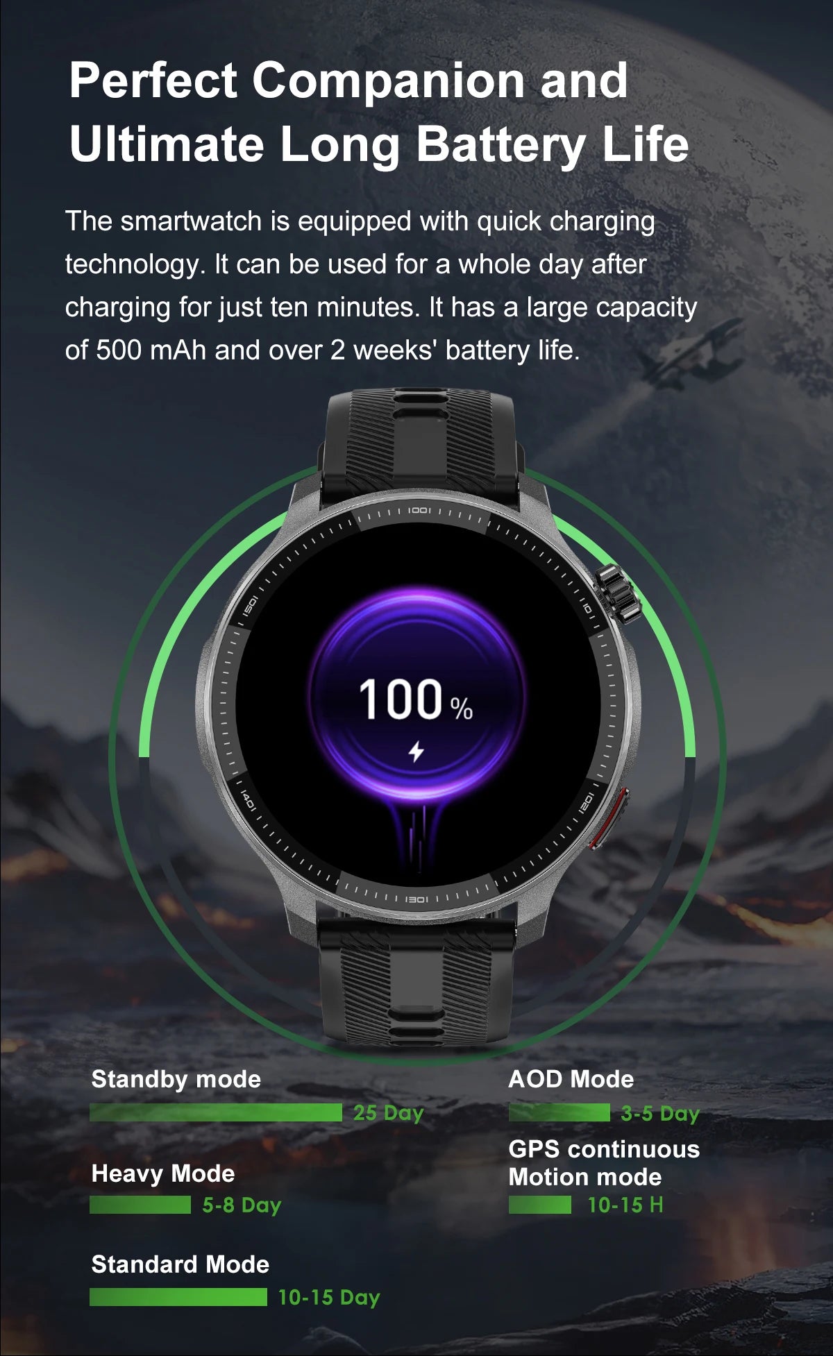 Reloj Inteligente 2026 con Mapa Sin Conexión, GPS Integrado, Posicionamiento Preciso, 4GB de Memoria, Brújula, Natación, Llamadas Bluetooth, Deportivo Militar para Hombre