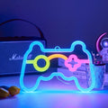 Luz de neón para consola de juegos LED USB, luz nocturna con controlador de juego, adecuada para salas de juegos, fiestas y decoración de paredes, 1 ud.