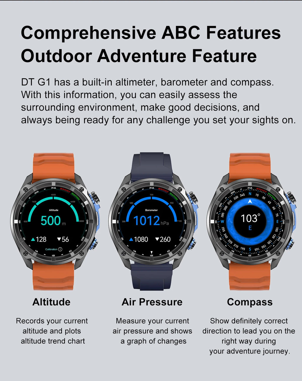 T-Rex3 Reloj Inteligente Militar GPS 10ATM