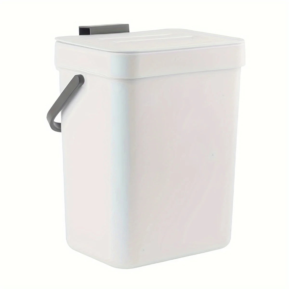 Bote de basura silencioso y cerrado que ahorra espacio: 3/5 L, cubo sellado ecológico para cocina y oficina, no necesita electricidad