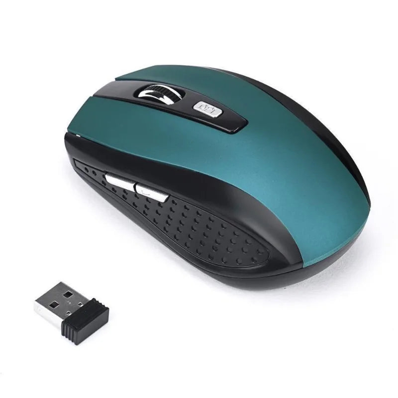 Ratón inalámbrico para juegos de 2,4 GHz con receptor USB para PC, portátil, ordenador de sobremesa