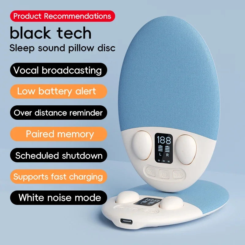 Auriculares Bluetooth 2 en 1 con Altavoz para Dormir de Lado