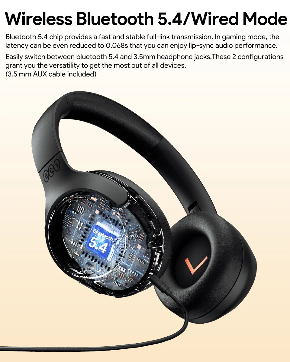 QCY H3 Auriculares ANC Bluetooth 5.4 60h