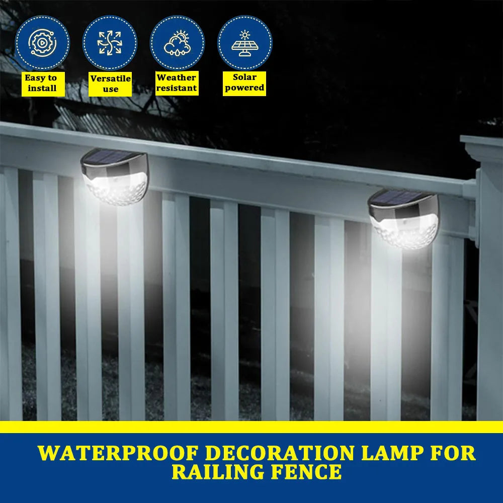 Luces Solares LED de Pared Exterior para Jardín Valla y Escaleras