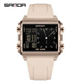 Reloj Digital SANDA Deportivo para Hombre Multifunción Luminoso