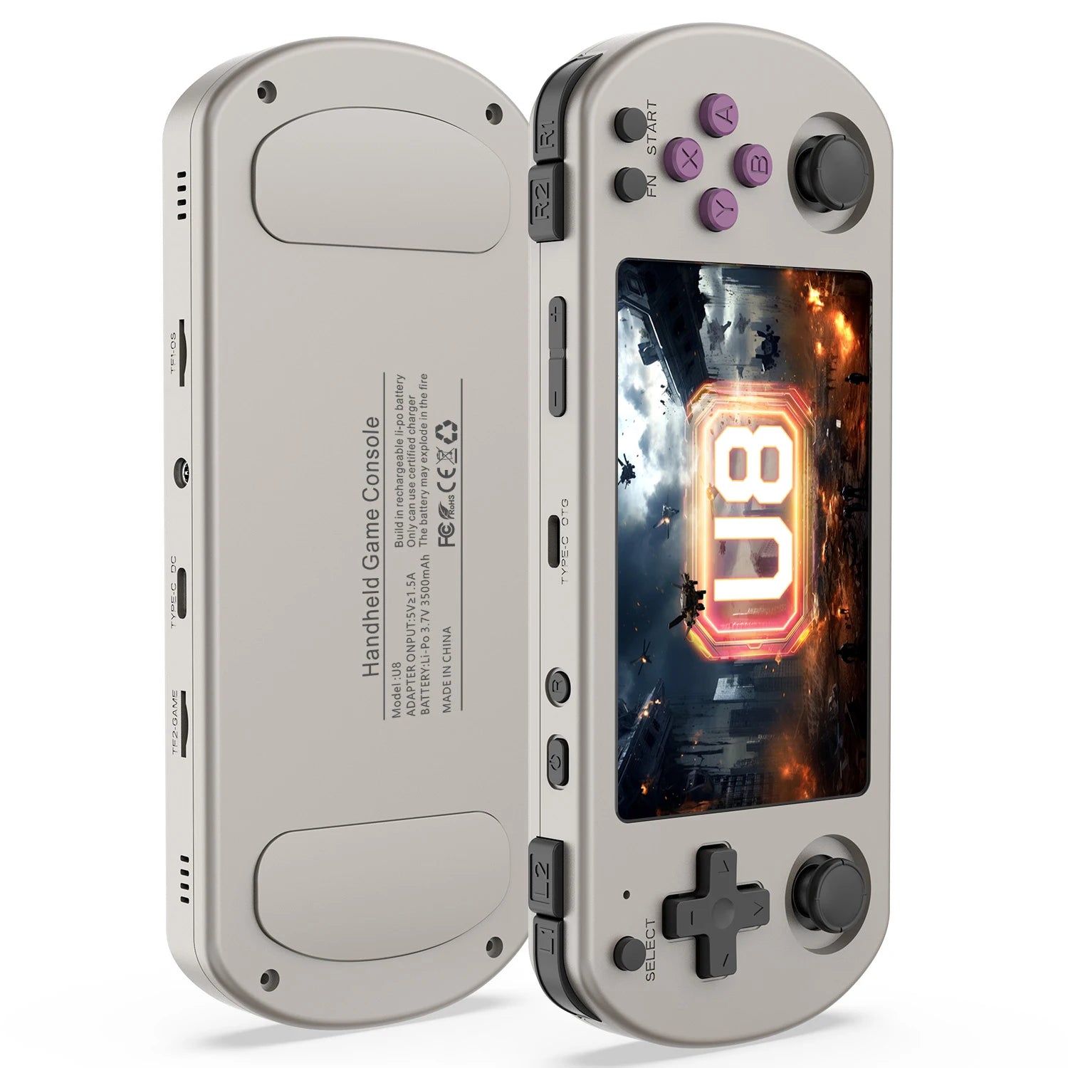 Consola de Videojuegos Retro U8, Pantalla IPS de 4.0 Pulgadas, 64G o 128G