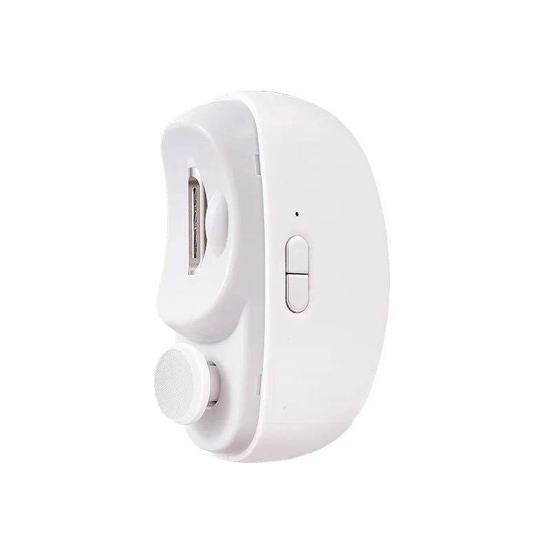 Cortauñas Eléctrico Automático Recargable con Luz LED para Niños y Adultos