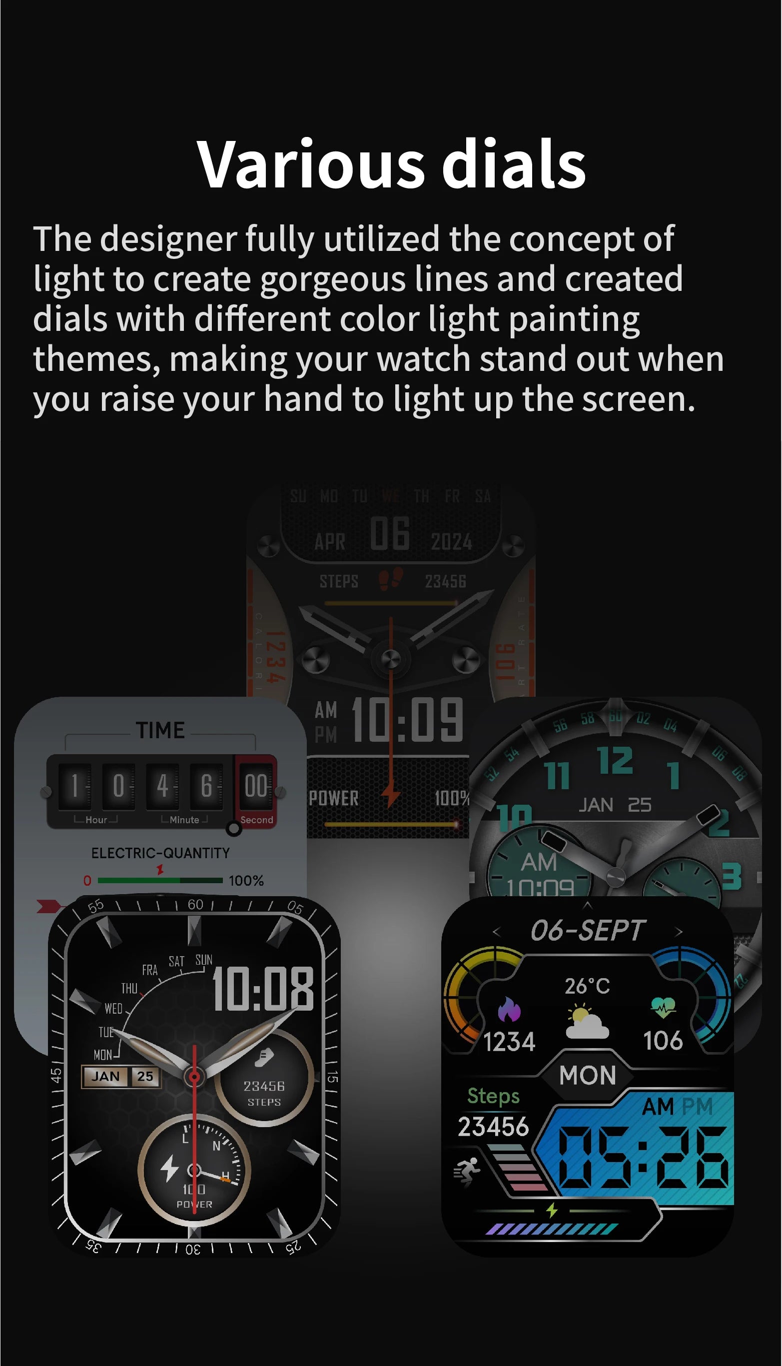 Reloj Inteligente Digital Ritmo Cardíaco Hombre