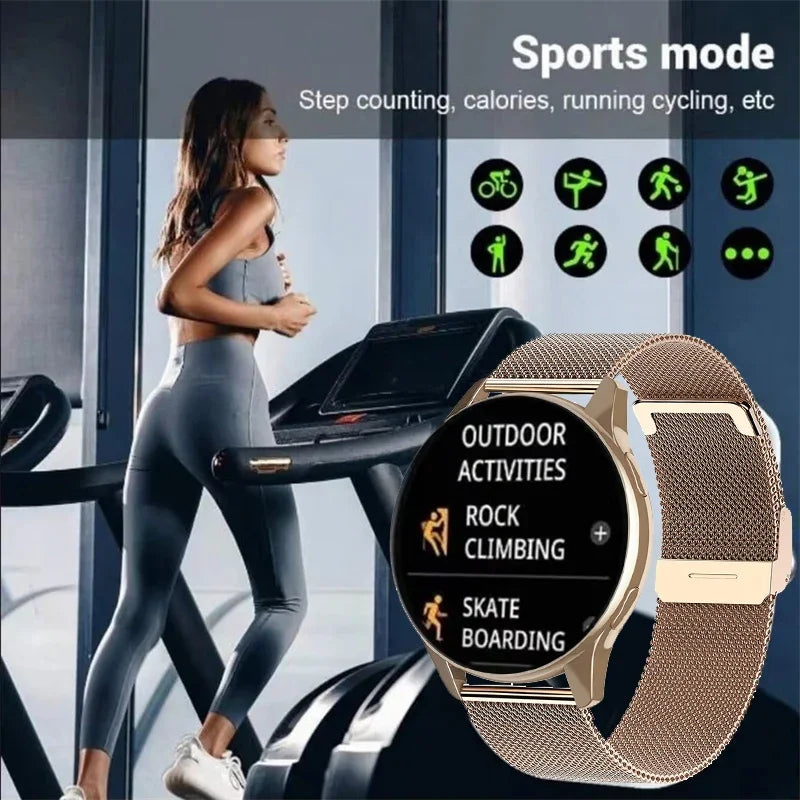 LIGE Reloj Inteligente Bluetooth Reproductor Música