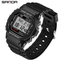 Reloj Digital Deportivo SANDA 329 para Hombre, LED, Resistente al Agua