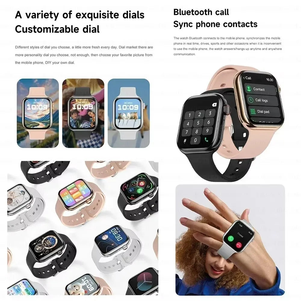 Reloj Inteligente Serie 10 con GPS, Música, NFC y Monitor de Salud