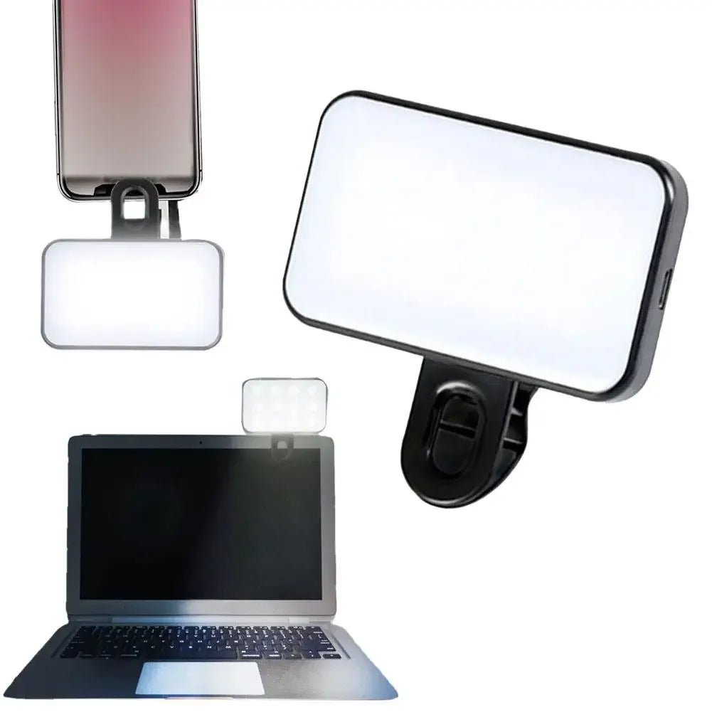 Mini Luz LED para Selfie Portátil con Clip