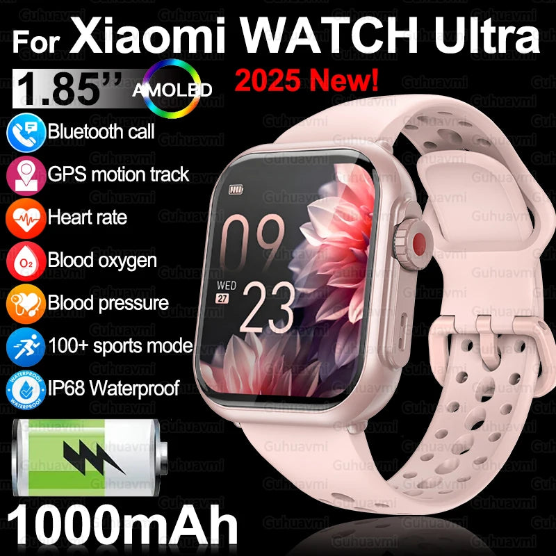 Reloj Ultra2 Inteligente AMOLED Mujer 1000mAh