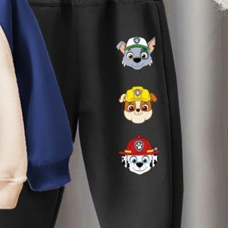 Conjuntos de sudadera de manga larga para niños de PAW Patrol, primavera y otoño, jersey + pantalón para niños, traje de 2 piezas, conjuntos de ropa deportiva para niños
