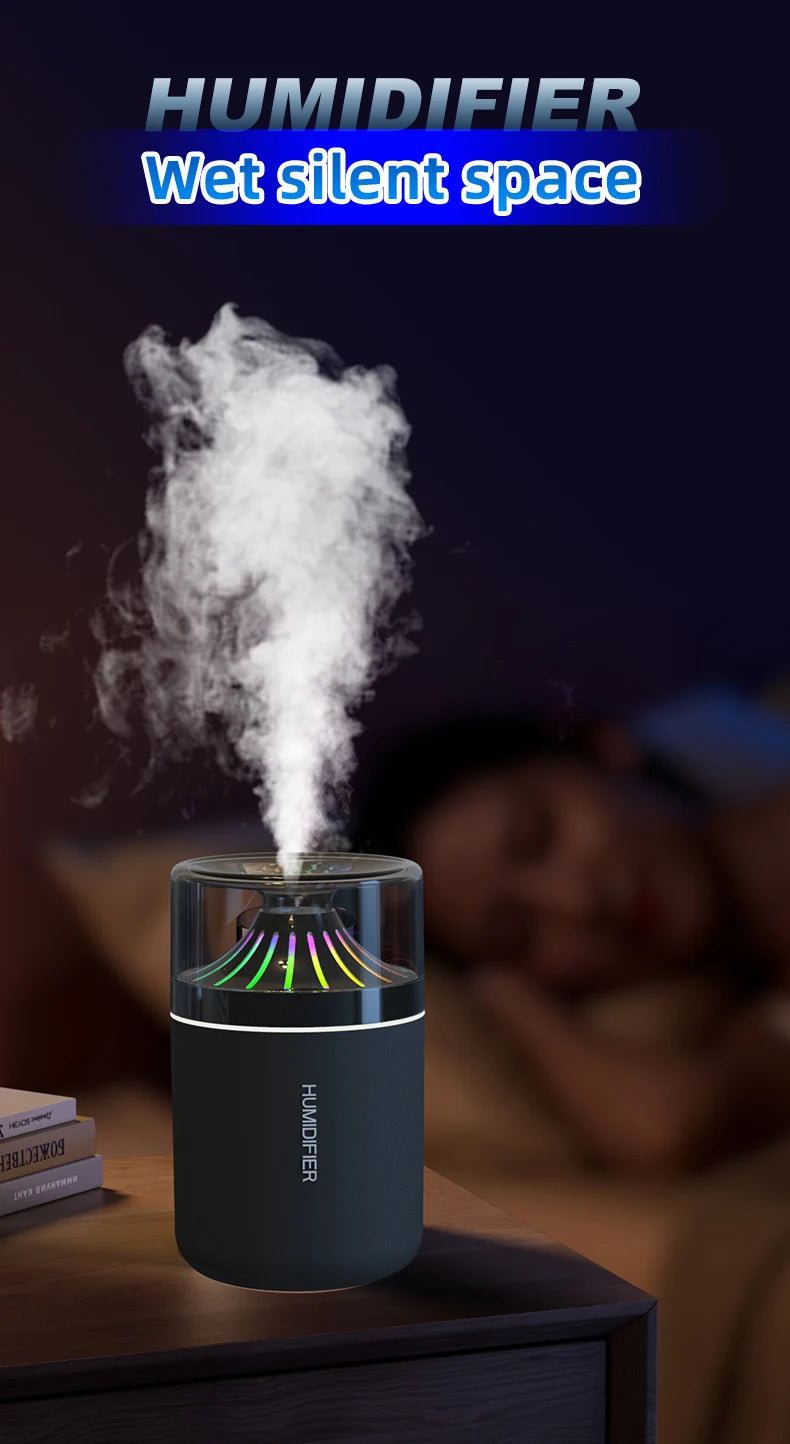 Humidificador para Auto con Luz de Ambiente