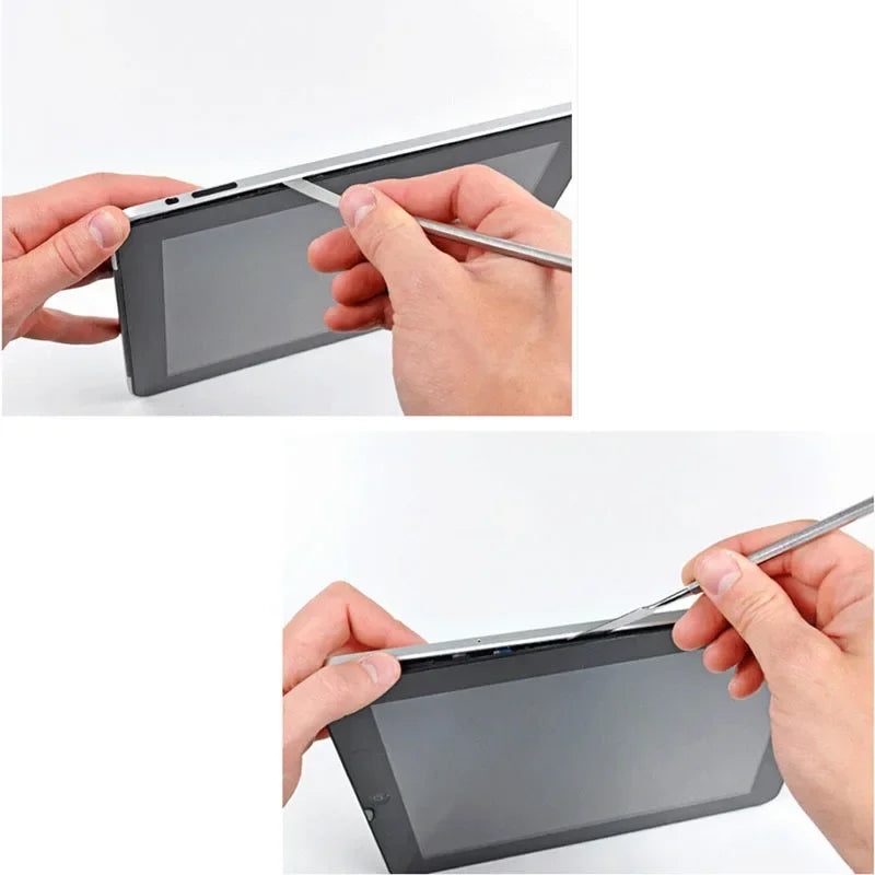 Kit de herramientas de reparación de teléfonos Universal, cuchillas de desmontaje, herramienta de apertura de palanca, Kit de palanca de desmontaje de Metal, espátula para teléfono, juego de herramientas de mano