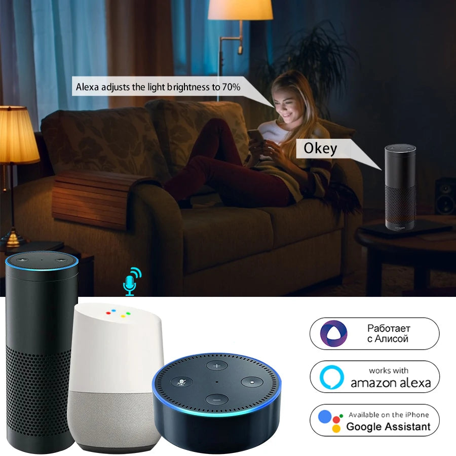 Bombilla LED Inteligente Tuya WiFi RGB Regulable