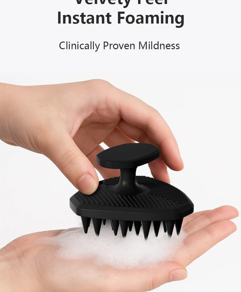 Cepillo de Silicona para Cuero Cabelludo
