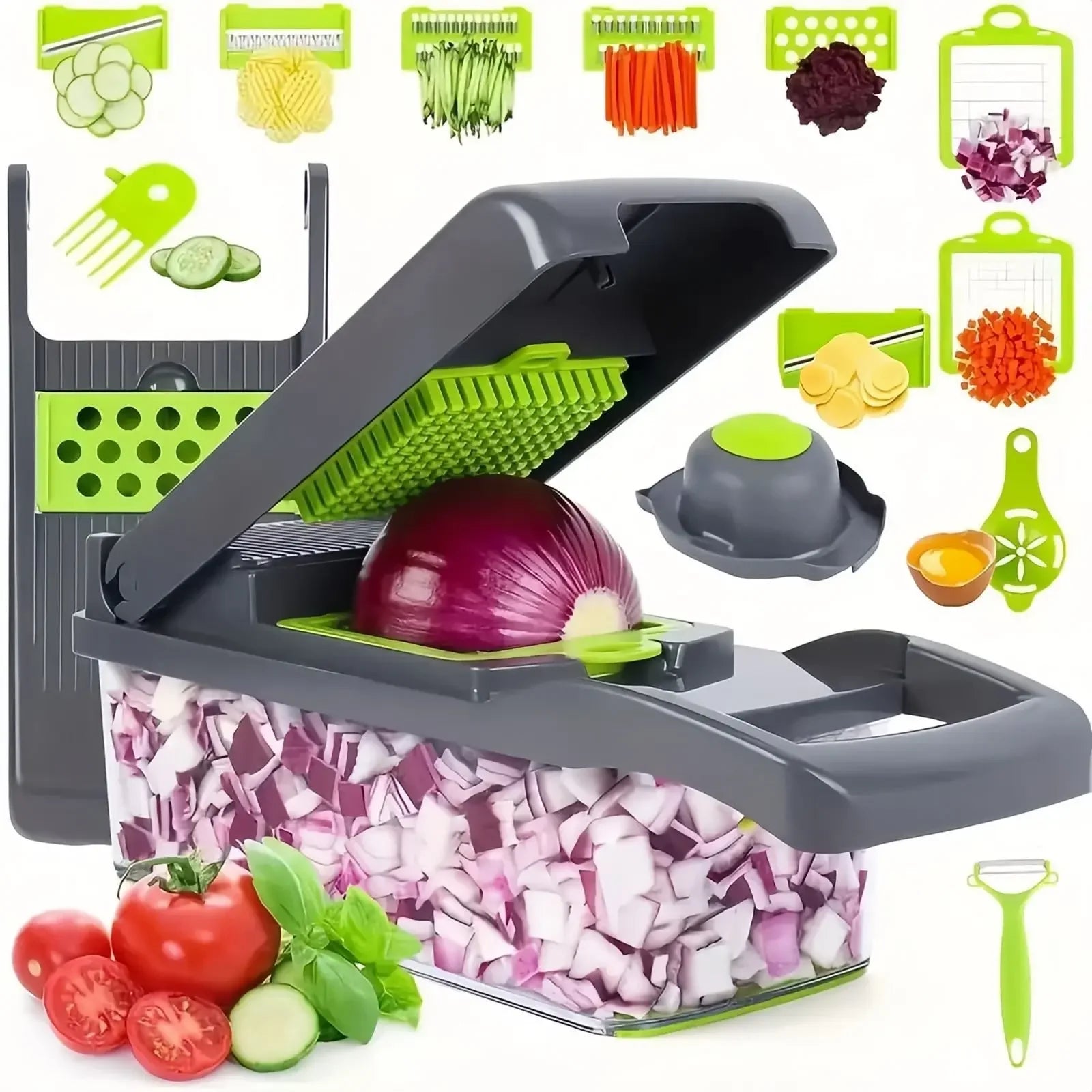 Picadora de Verduras Multifuncional 14en1