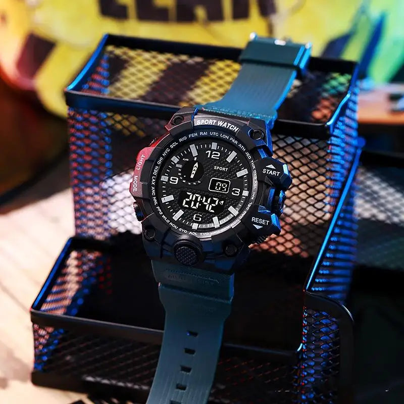 Reloj Deportivo Digital LED YIKAZE Militar Multifuncion