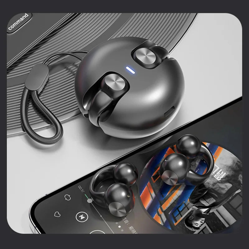 Auriculares de Conducción Ósea TWS Bluetooth 5.3