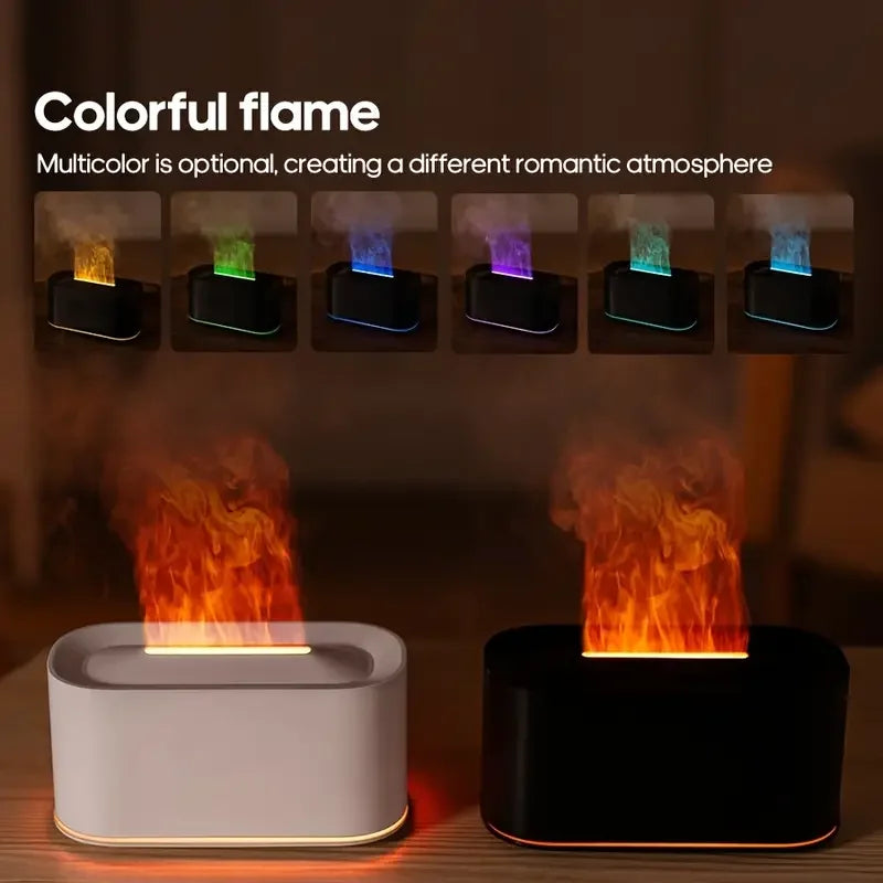 Humidificador Llama Colorida Difusor de Aroma USB