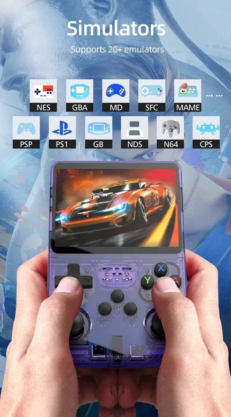 Consola Retro Portátil R36S | Linux | Pantalla IPS 3.5" | 10.000 Juegos