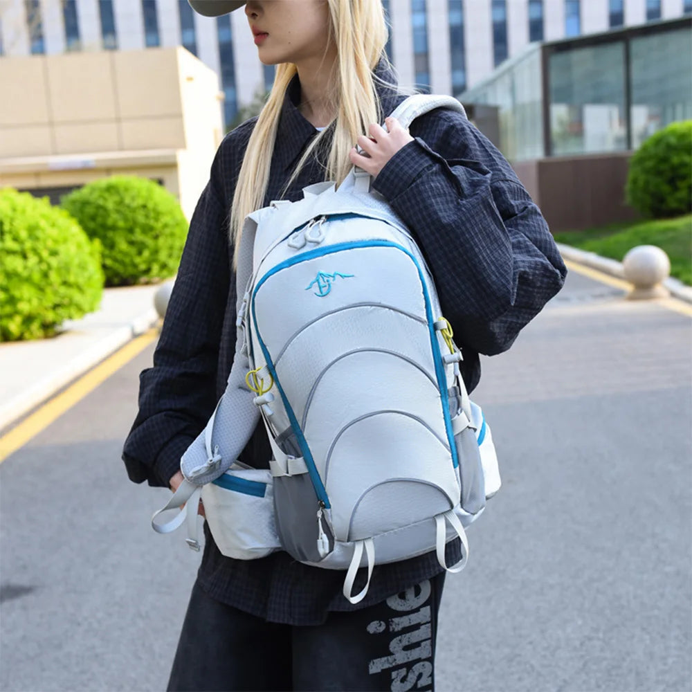 Mochila Multifuncional para Senderismo al Aire Libre, Ligera y Transpirable, Apta para Montañismo, Camping y Uso Diario
