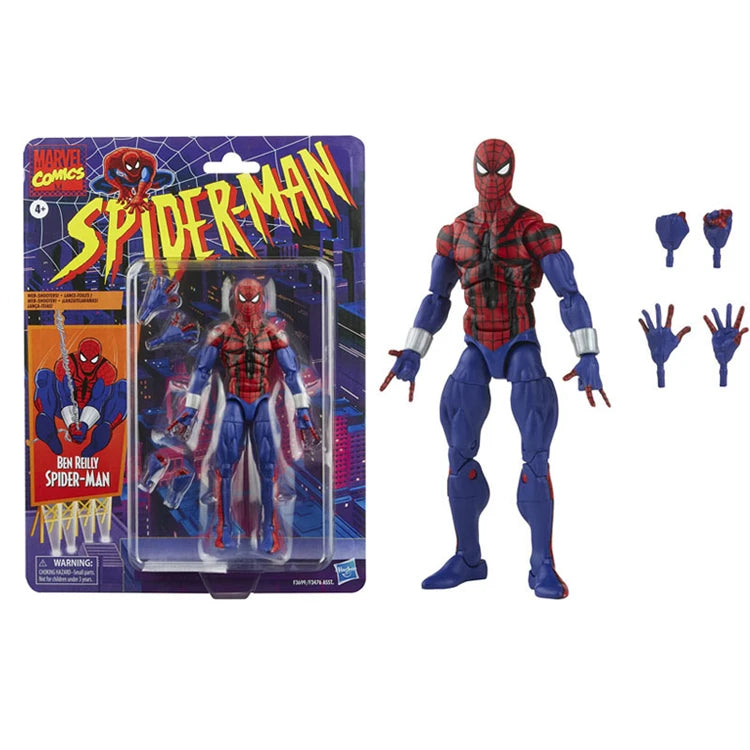 Hasbro Deadpool 80 aniversario limitado Spider Man Venom Kraven 2099 Peter Parker leyenda figura de acción colección de modelos de Anime