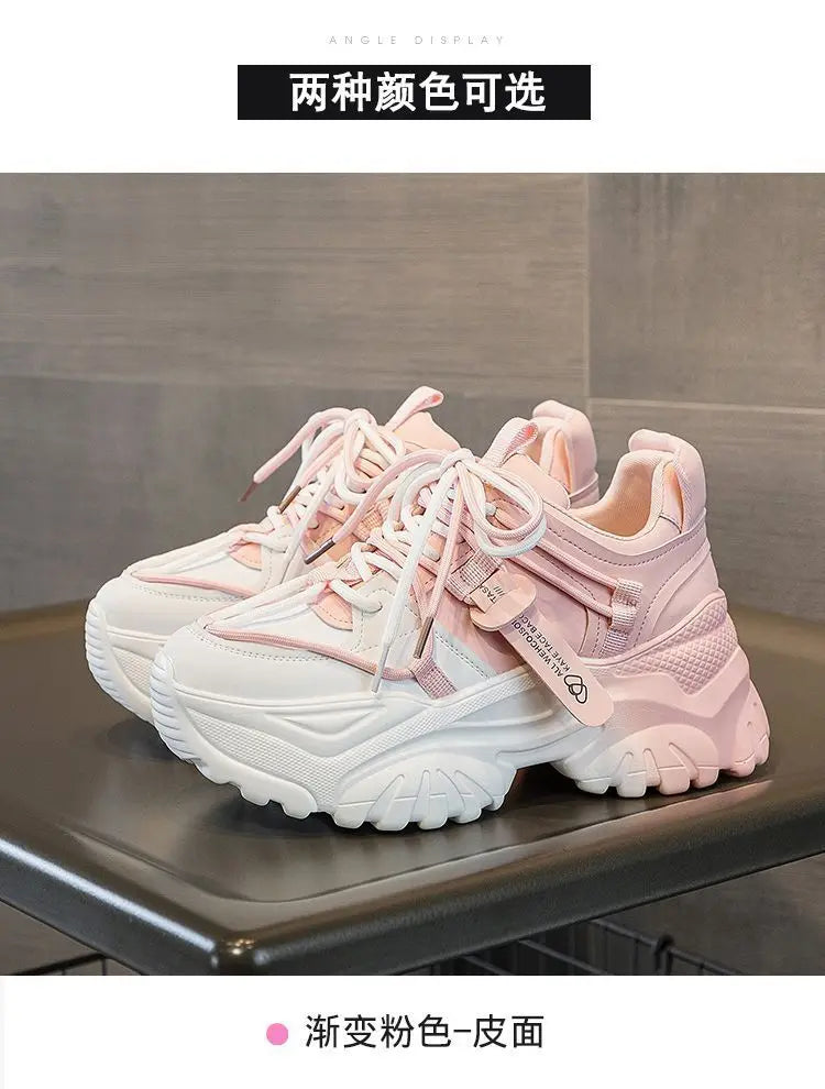 Zapatillas de Plataforma para Mujer - Suela Gruesa, Estilo Casual