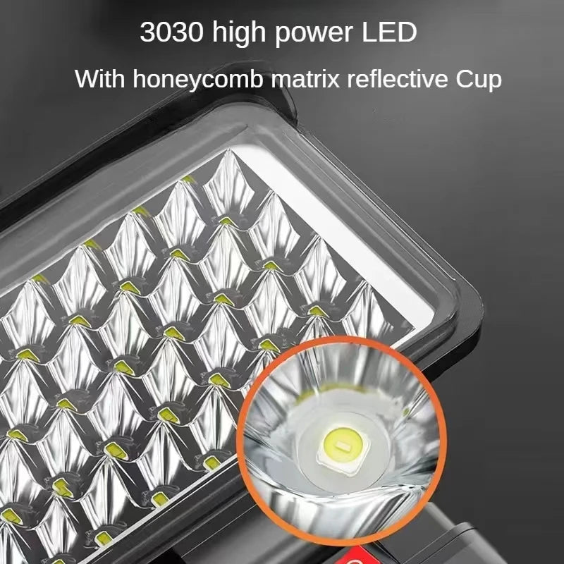 Lámpara LED Portátil de 3/4/5/8 Pulgadas, Foco Inalámbrico para Trabajo al Aire Libre, Pesca, Herramienta de Emergencia, Compatible con Batería Dewalt de 18V