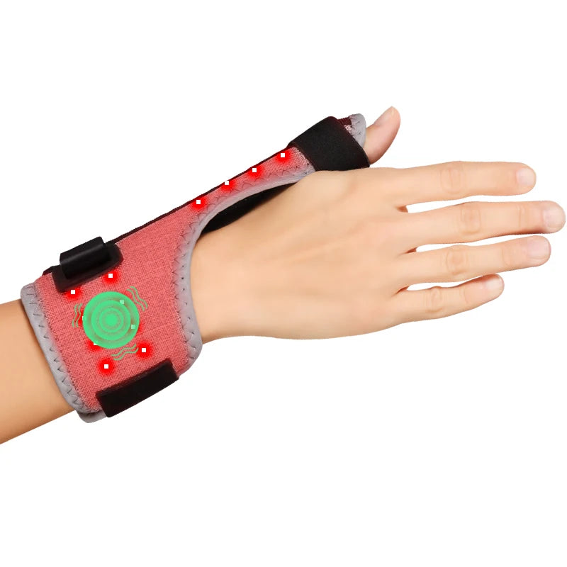 Soporte de Muñeca Eléctrico con Calor, Masaje y Luz Roja - 3 Niveles