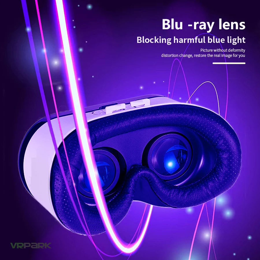 Gafas VR de realidad Virtual, casco de teléfono 3D, lentes de auriculares, dispositivo Viar, teléfono inteligente, juego celular, visor de vídeo móvil