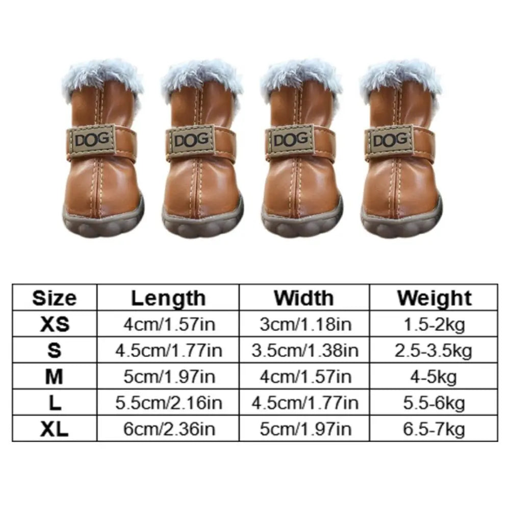 Botas de Invierno para Perros | Impermeables Antideslizantes x4