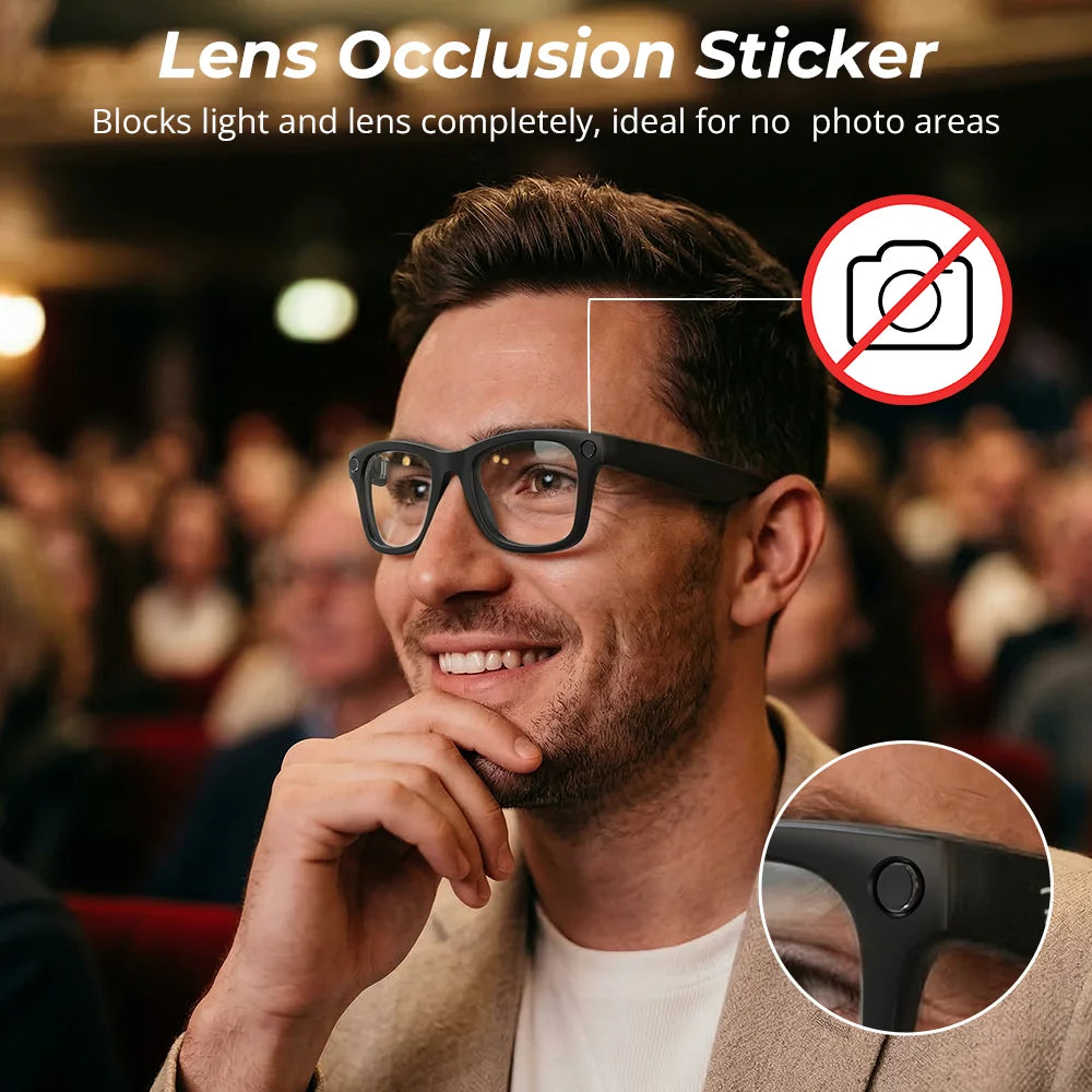 Juego de pegatinas LED antideslumbrantes HIBloks para Ray-Ban Meta Gen 2 Wayfarer/Skyler/Headliner/Oakley Meta HSTN, accesorios para gafas inteligentes