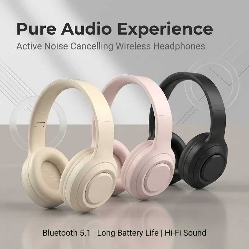 M5 Auriculares Over-Ear HiFi Bluetooth 5.3 Gaming