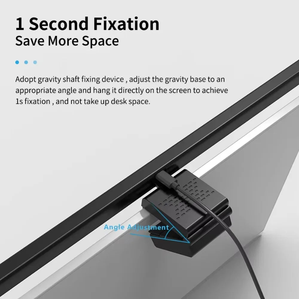 Barra de luz para Monitor de ordenador de 50cm, luces colgantes para pantalla, atenuación continua, lámpara de escritorio USB para estudio, luz de lectura, lámpara para Monitor de mesa