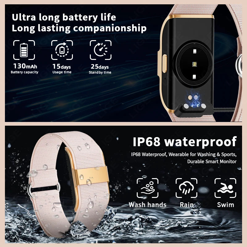 LIGE Pulsera Inteligente 100 Modos Deportivos