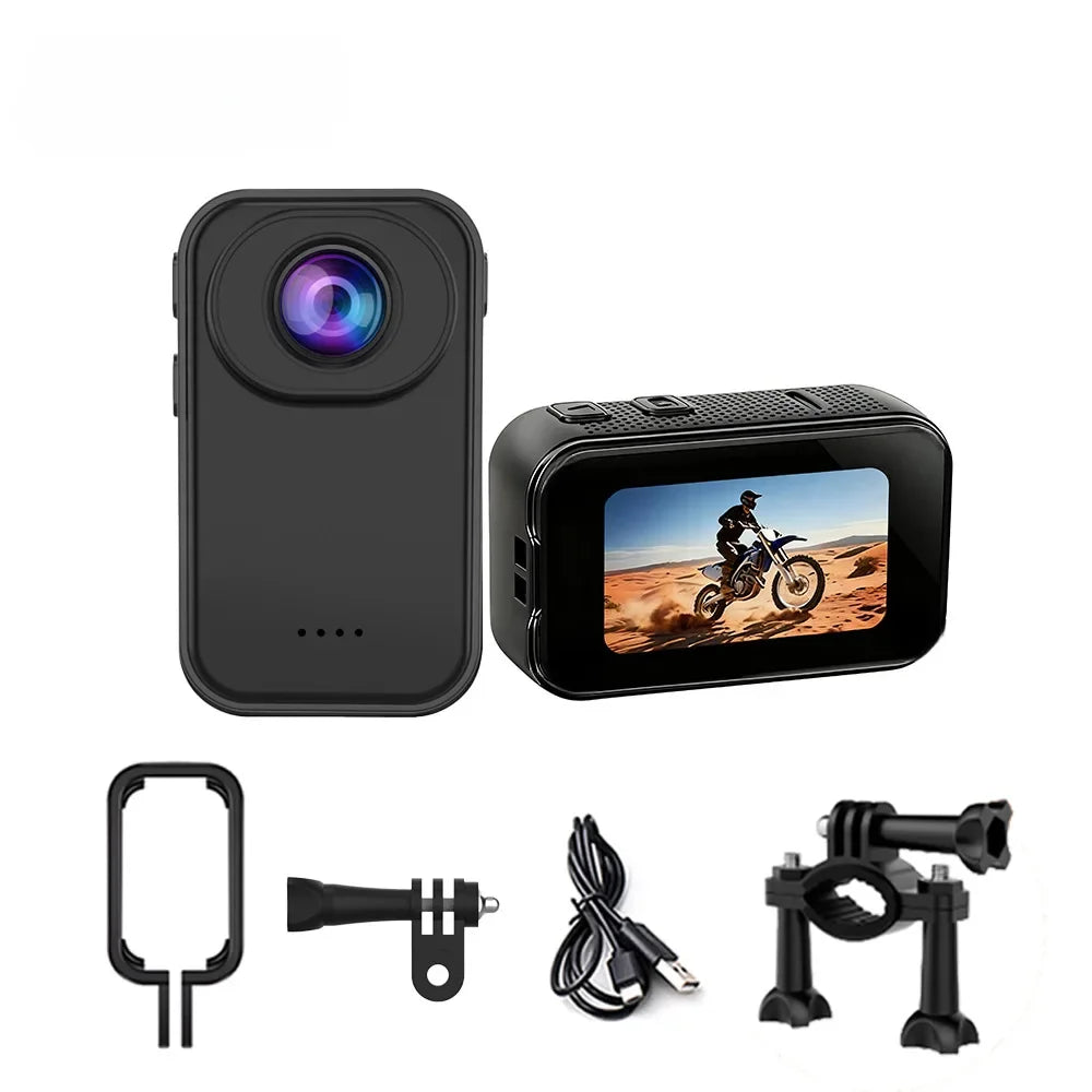 Cámara de Video Portátil 2K HD Lenovo para Ciclismo y Montañismo