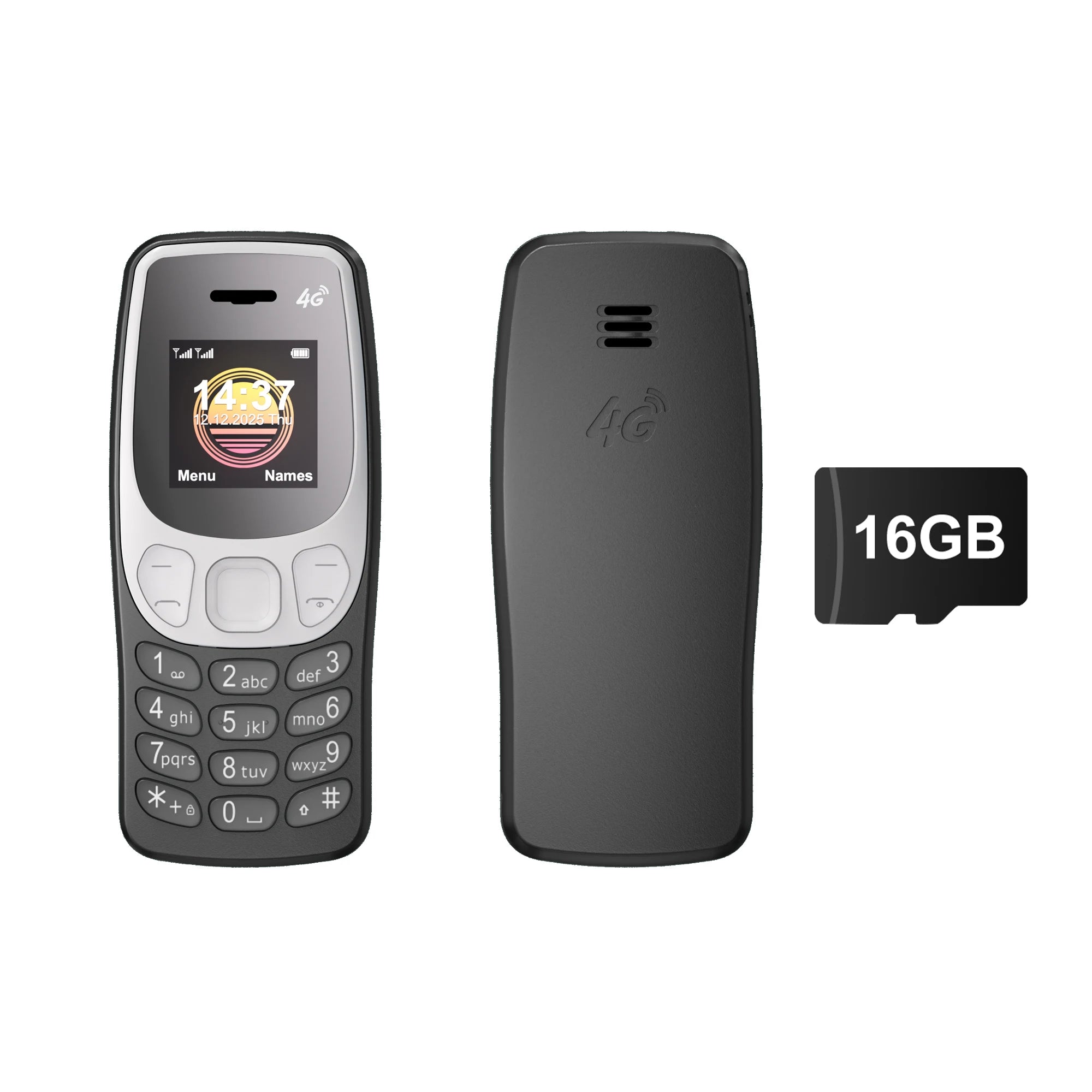 Nuevo SERVO BM80 4G LTE Mini teléfono móvil Dual SIM marcación de velocidad reducción automática grabadora de llamadas reproductor de música lista negra de teléfono pequeño