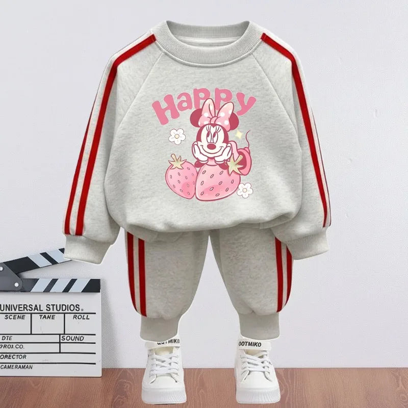 Conjuntos de ropa para niños, sudaderas con capucha y pantalones de rayas laterales, conjunto de sudaderas informales de dos piezas, nuevo estilo, primavera 2026