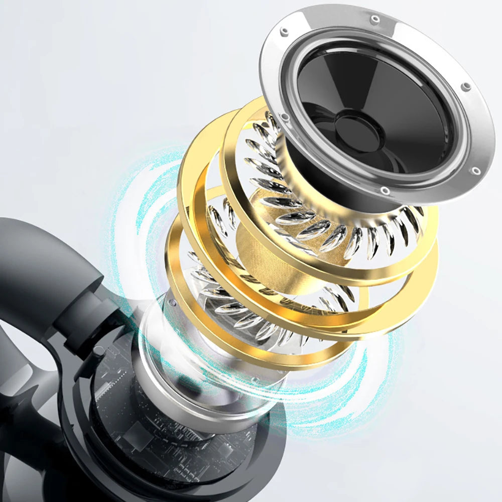 Auriculares Bluetooth 5,3 con Clip para la oreja, auriculares inalámbricos TWS, auriculares estéreo HiFi con reducción de ruido para Xiaomi iPhone Samsung
