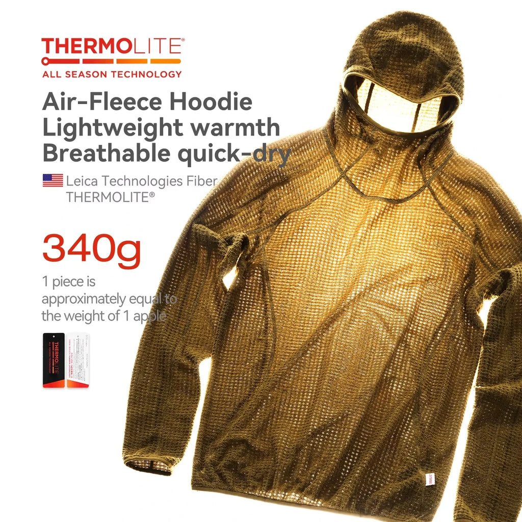 Sudadera con Capucha Thermolite, Liviana y Cálida, Colores Sólidos