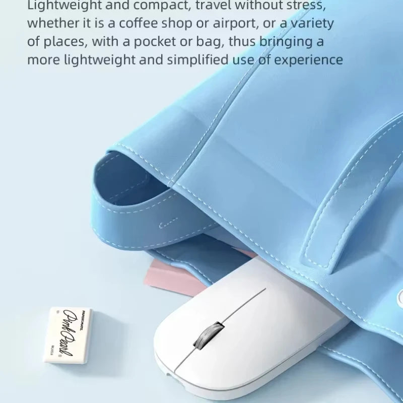 Ratón Inalámbrico Bluetooth Lenovo 2.4G de Modo Dual con Carga Tipo-C, Silencioso, Ergonómico, Portátil, para Oficina, Juegos y Uso Universal