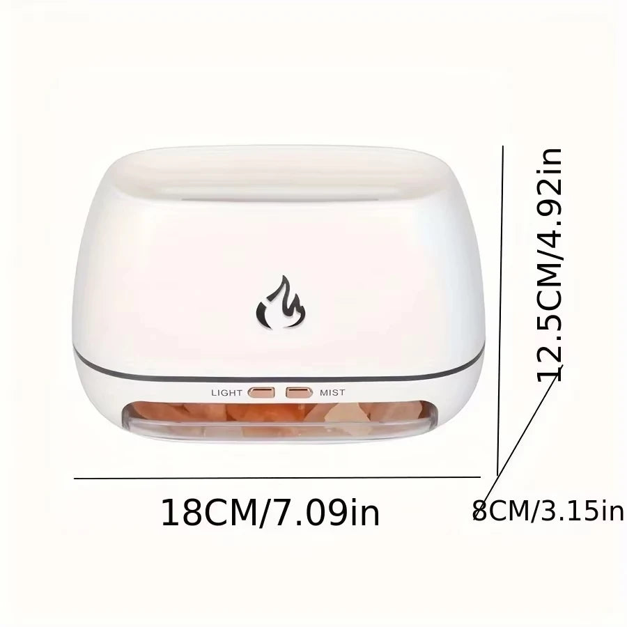 Humidificador Llama 3D Piedra de Sal del Himalaya