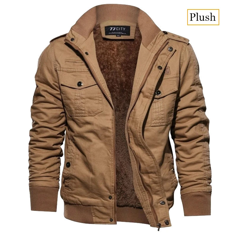 Chaqueta Táctica para Hombre con Múltiples Bolsillos
