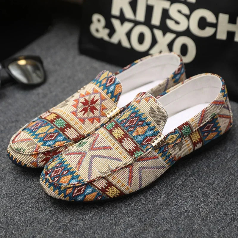 Zapatos informales de verano para hombre, mocasines transpirables para hombre, zapatos perezosos, zapatillas cómodas para caminar, zapatos planos antideslizantes para conducir