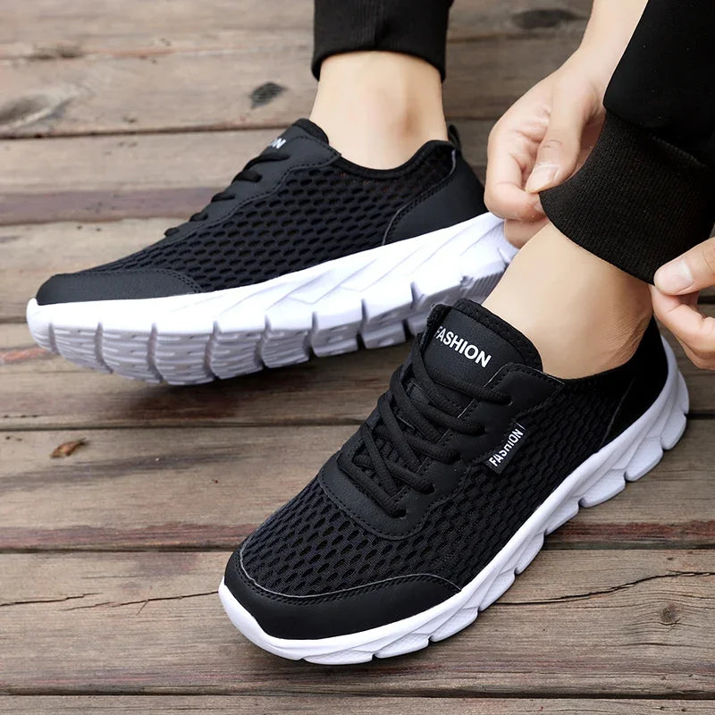 YRZL-Zapatillas deportivas transpirables para hombre, zapatos ligeros, a la moda, de talla grande 38-48
