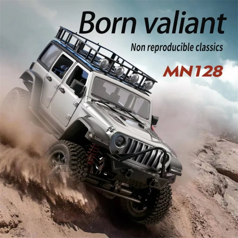 Buggy RC Crawler 4x4, Escala Completa con Luces LED